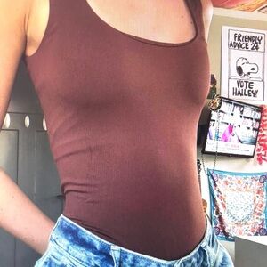 Women's Brown Tank Top